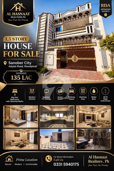 5 Marlas 1.5 story House for sale