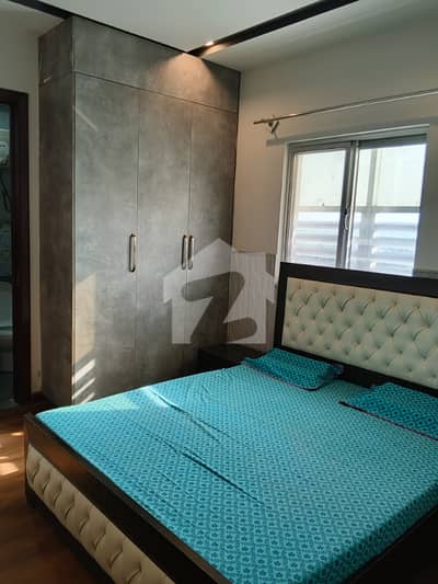 1 Bed Fully Furnished Corner Apartment For Rent | 750 Sq. Ft. | Open View | Terrace & Big Balcony | Gulberg Green Islamabad