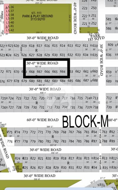 Naya Nazimabad Block -M 120 SQ YD Residential Plots available For Sale
