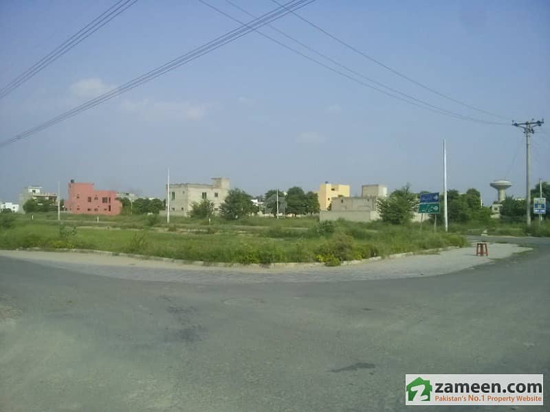 10 Marla Corner Residential Plot with Extra Land in M Block For Sale