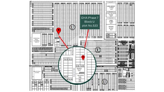 Premium 1 Kanal Residential Plot No. 533 for Sale in Block U, DHA Phase 7 Lahore Premium 1 Kanal Residential Plot No. 533 for Sale in Block U, DHA Phase 7 Lahore