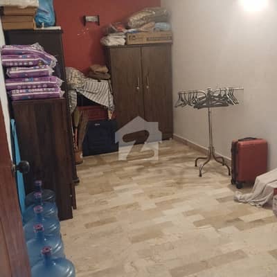 DHA Flat For Sale 2 Bedroom Drawing Lounge Family Building Front Entrance 4th Floor