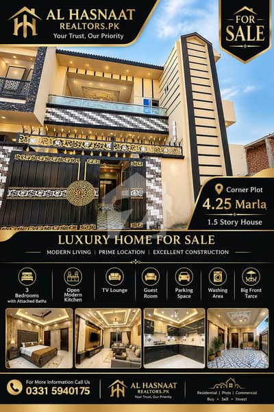 4 Marla's 3 beds house for sale 4 Marla's 3 beds house for sale