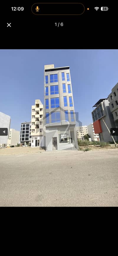 PRIME COMMERCIAL ASSET: BRAND-NEW G+4 BUNGALOW-FACING BUILDING FOR RENT MURTAZA COMMERCIAL, DHA PHASE 8, KARACHI