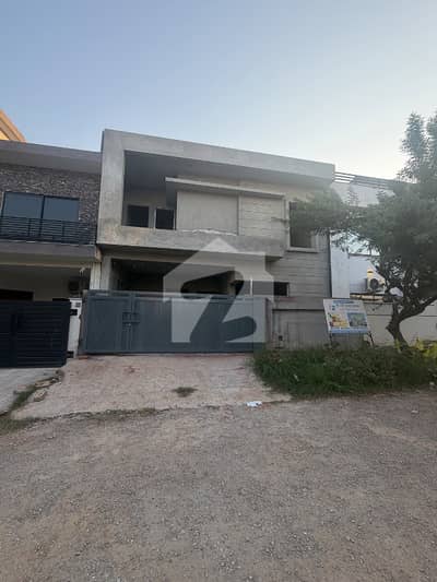 Gulberg residencia block L grey Structure available for sale prime location designer house with fron elevation