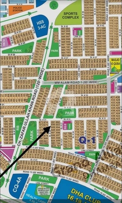 DHA Multan sector Q 1 kanal residential plot near to park, Masjid and commercial. DHA Multan sector Q 1 kanal residential plot near to park, Masjid and commercial.