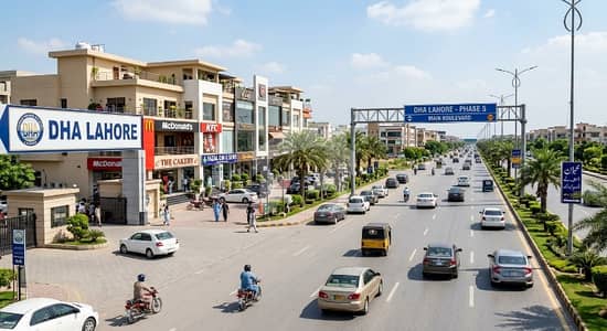 12.2 Marla Prime Location Corner Plot For Sale Sector K , DHA Phase 9 Prism, Lahore