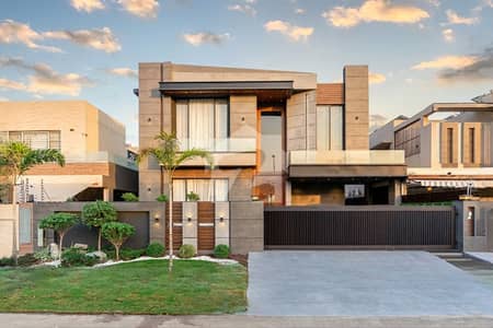 1 Kanal Top Quality Build Luxurious Beautiful Modern Design House Full Furnished Full Basement For Sale In DHA Lahore Phase 6 Prime Location Near To Raya