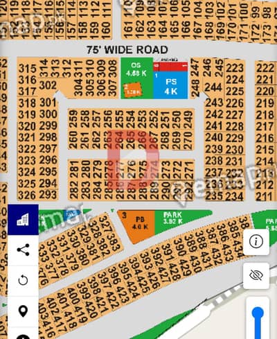 LDA City 1 Kanal Plot in D block Jinnah Avenue