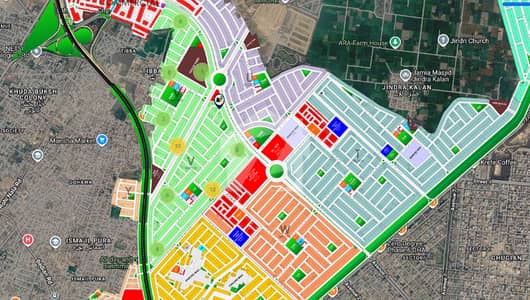 1 Kanal Residential Plot For Sale In DHA Phase 08 Block V On 70 Ft Wide Rd Facing Park Walking Distance Mosque And Sector Shops