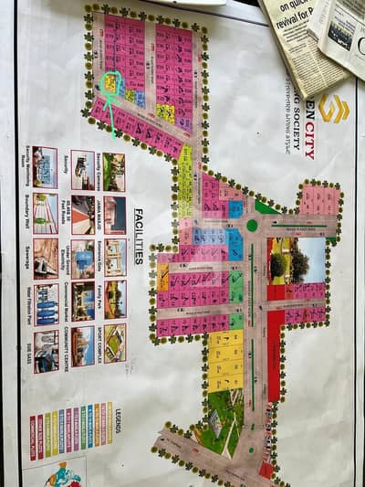 4 Marla Corner Residential Plot For Sale Golden City, Sialkot Direct Owner Deal