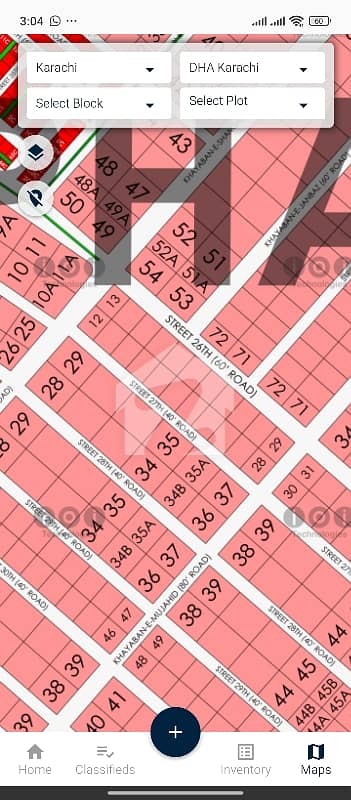 Prime Location DHA Phase 5 Between Shamshir & Mujahid Street 27th