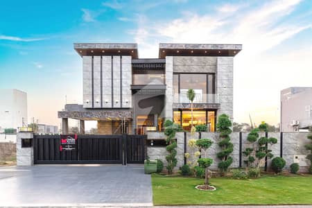 100 Percent Original Add Near Defence Raya And Masjid One Kanal Brand New Modern Ultra Luxury Supreme Location House In DHA Lahore Reasonable Deal