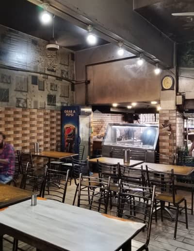 RUNNING RESTAURANT FOR SALE SHOP+BASEMENT PHASE 6 DHA KARACHI