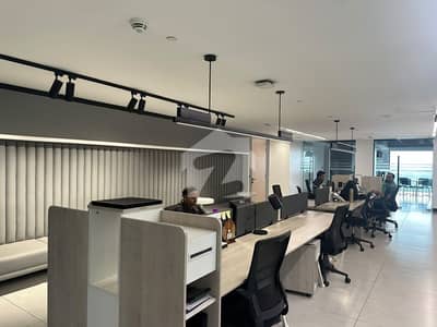 1668 Sqft Furnished Office Available For Rent On Main Boulevard Gulberg Suitable For Software IT Company