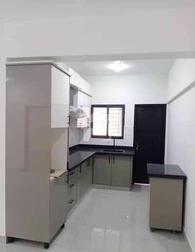 4BED-DD FLAT (CORNER), BRAND NEW, AVAILABLE FOR RENT IN GULISTAN-E-JAUHAR KARACHI.