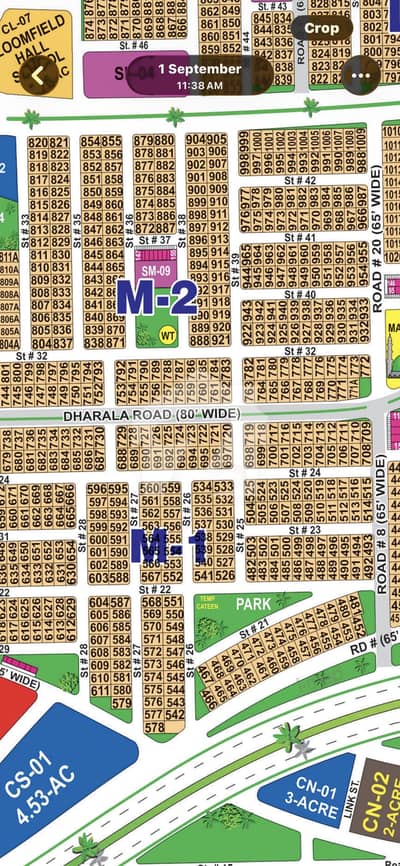 1 Kanal Residential Plot For Sale In DHA Mil Sector M 1 Kanal Residential Plot For Sale In DHA Mil Sector M