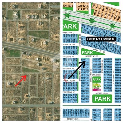 10Marla Corner Extra Land Park Facing Plot Available for Sale