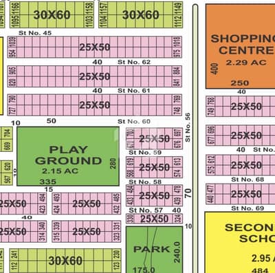 5 Marla Outclass Location Plot