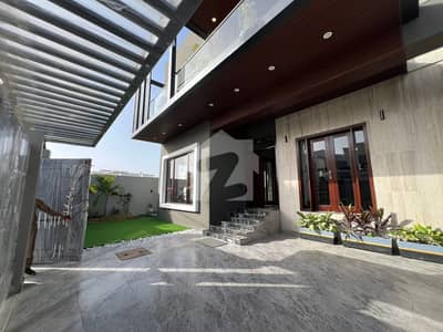 PROPER 2 UNIT Modern Design Brand New Bungalow With Full Basement Pool Dha Phase 8 Zone