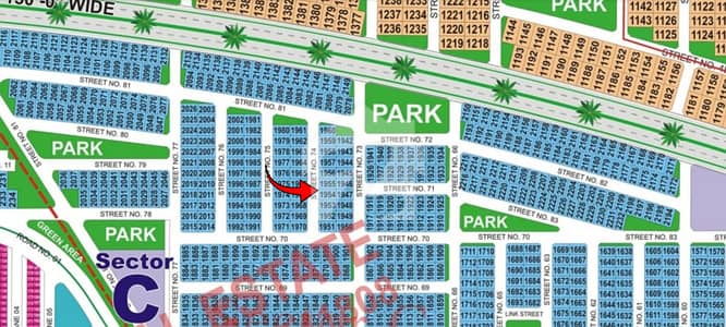 10 Marla Prime Residential Plot for Sale DHA Sector C, Bahawalpur