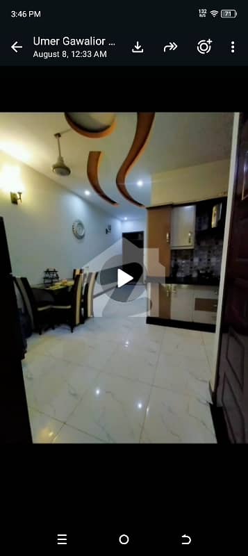 LUXURY APARTMENT FOR SALE 2 BED DRAWING DINING NEWLY FURNISHED AT SCHEME 33 ( BANK LOAN OR PM LOAN NOT APPLICABLE ) ONLY CASH