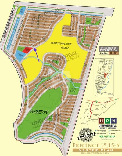 305 Sq. Yard Corner Plot for Sale Precinct 15