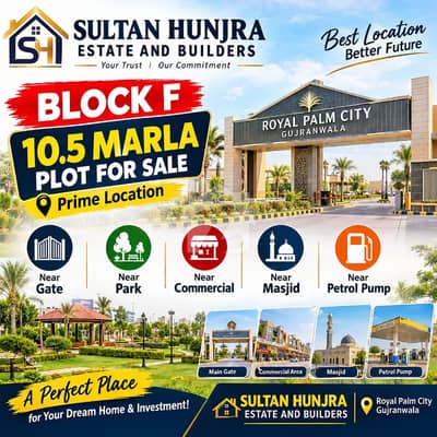 Block F, 10.5 marla, Plot On prime Location Block F, 10.5 marla, Plot On prime Location