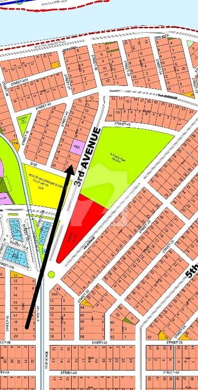 A-2/3rd Avenue Plot For Sale