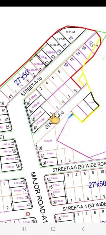 Plot For Sale A Block Food Street Side New City Phase 2 Wah Cantt
