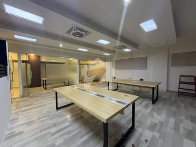 3-Side Corner 2,000 Sq. Ft. Semi-Furnished Office For Rent in DHA Phase 6