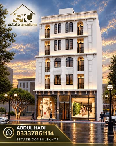 APARTMENTS FOR SALE, DHA PHASE 6 KHI, BUKHARI COMMERCIAL AREA