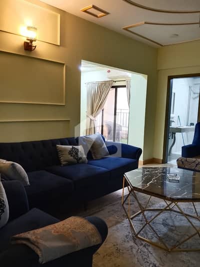 3 bedroom furnished apartment available for rent in lignum Tower GIA residency Islamabad.