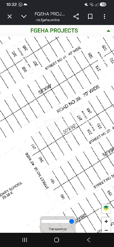 Residential Plot 50x90 St#39 Sun Face 70 Feet Wide Road Available For Sale In Vip Sector F-14/2