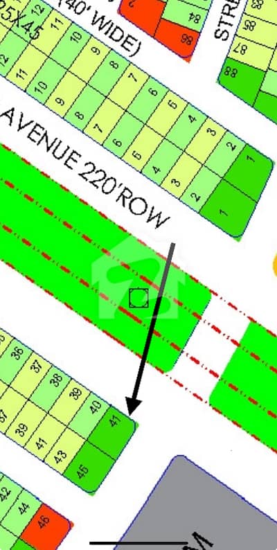5 Marla Blvd Corner Park Face Plot Available For Sale