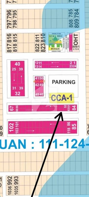 4marla commercial plot phase 7 Cca1- Q-block near Jalal sone for sale in DHA Lahore.