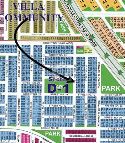 10 Marla Park Facing Category Plot Available For Sale In Premium Sector D DHA Bahawalpur 10 Marla Park Facing Category Plot Available For Sale In Premium Sector D DHA Bahawalpur