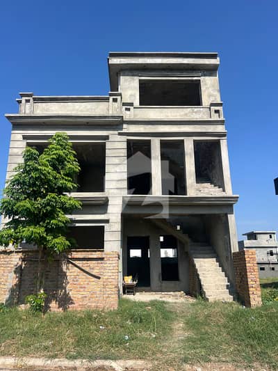 5.7 Marla Brand New Corner House For Sale In Airport Enclave Block A Islamabad