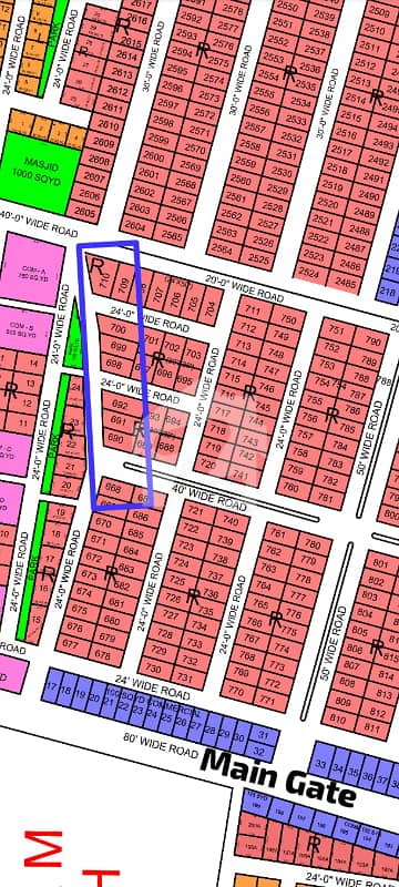 R-710 - NTR - Gold Block - 200Sq. Yard