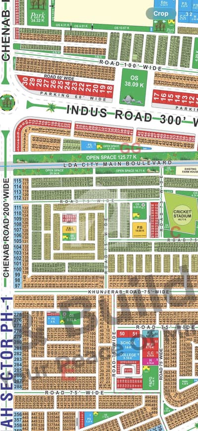 C Block 10 Marla plot For Sale good location back green belt possession available ready to contractions