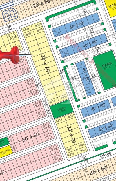10 MARLA PLOT FOR SALE NEAR MAIN MARKAZ BLOCK C FAISAL HILLS