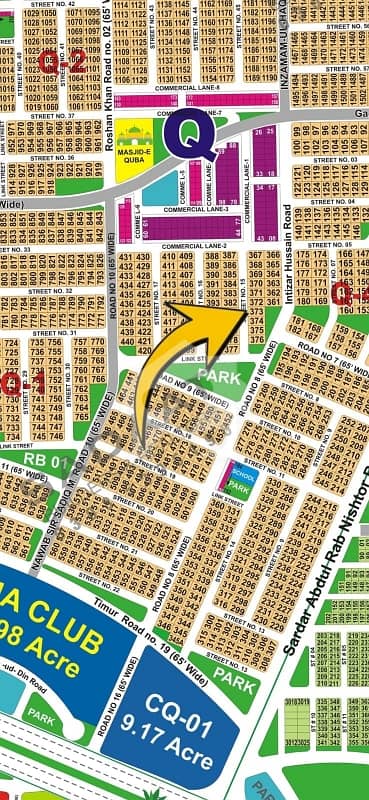 Near to Park Walking distance Masjid ideal Location plot available for sale