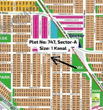Sector A 1 Kanal Plot