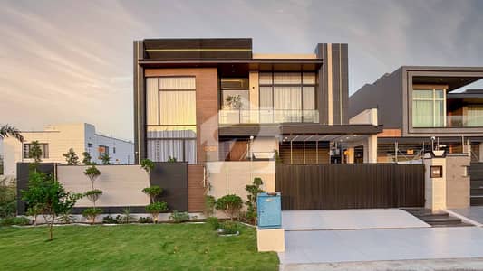 A stunning masterpiece of modern architecture, this beautifully designed 1 Kanal house is available for sale in DHA Phase 7.