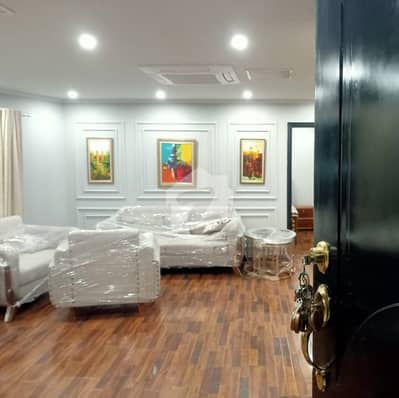 Gulberg 3 Bedroom Fully furnished Apartment is Available for Rent in Gulberg M. M. Alam road Lahore .