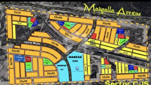 Prime 1 Kanal Plot in CDA C-15 | Near Possession | Margalla Avenue Access