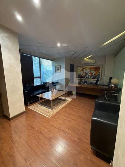 Full Furnished Office At Prime Location Near Main Boulevard Mm Alam Road Gulberg