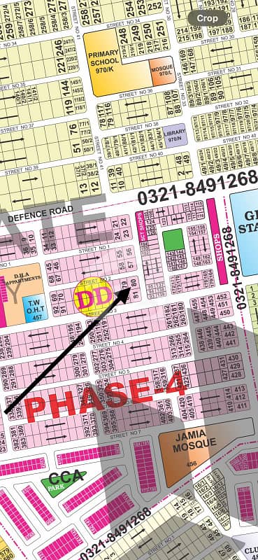 1-Kanal Corner Plot For Sale DHA Phase 4 Block DD