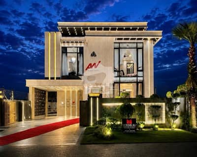 one kanal brand new luxury bungalow with AC and Curtains available for rent in dha phase 7 Lahore