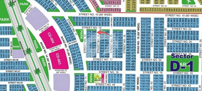 10 Marla Corner Plot With Extra Land For Sale DHA Sector D